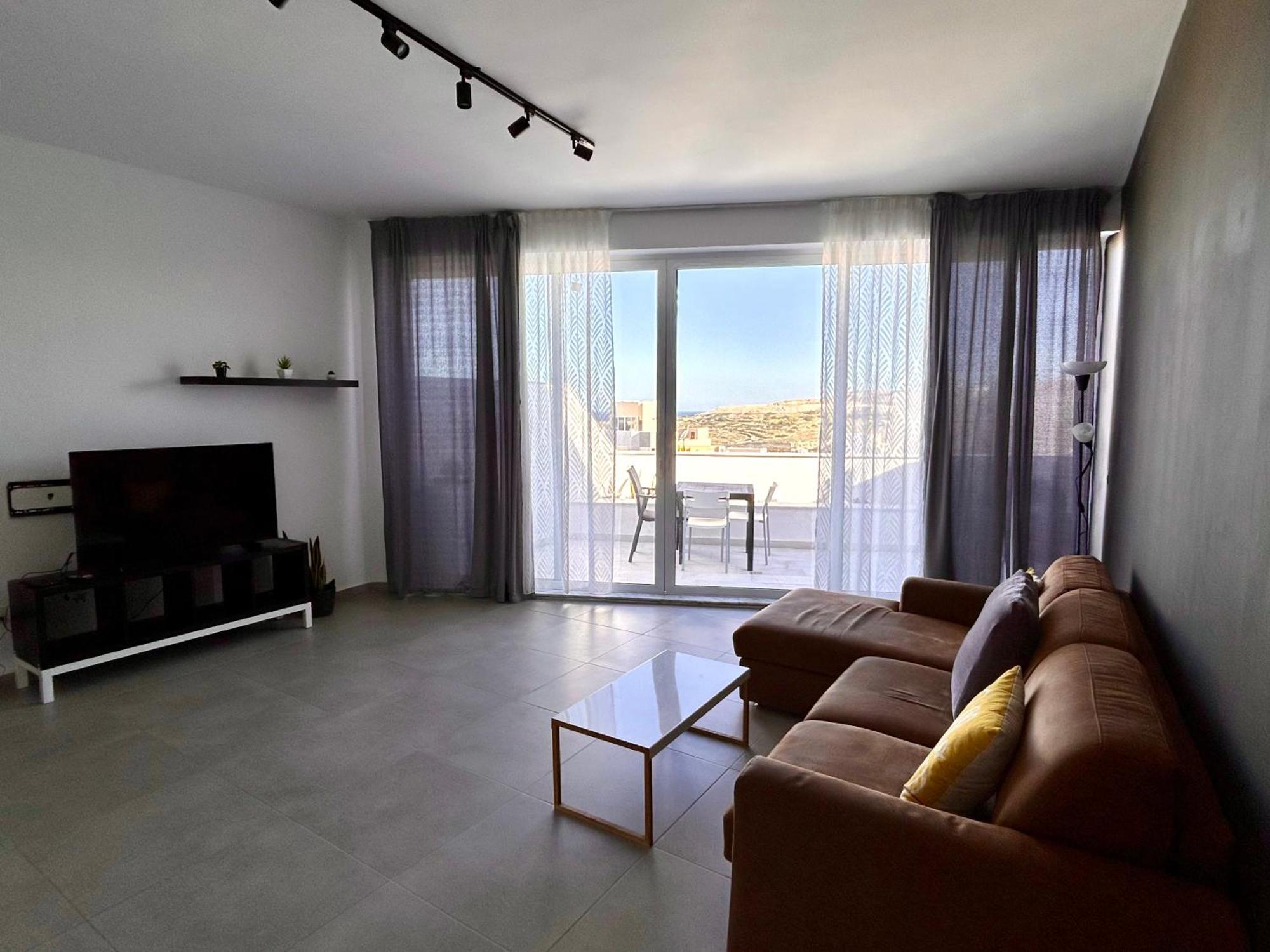 Apartamento Qawra Penthouse 4Person Ac+Wifi Bahía de San Pablo Exterior foto