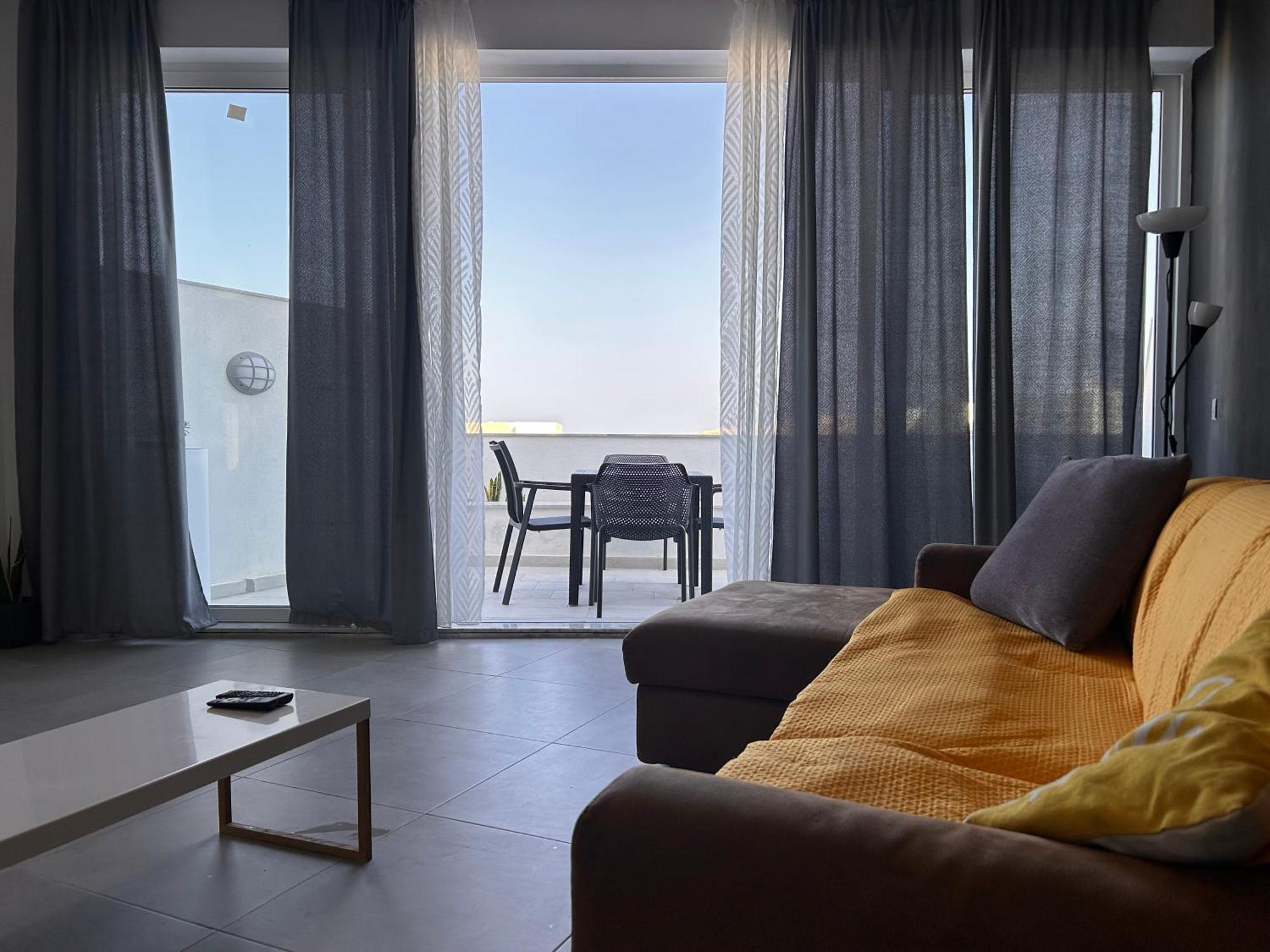 Apartamento Qawra Penthouse 4Person Ac+Wifi Bahía de San Pablo Exterior foto